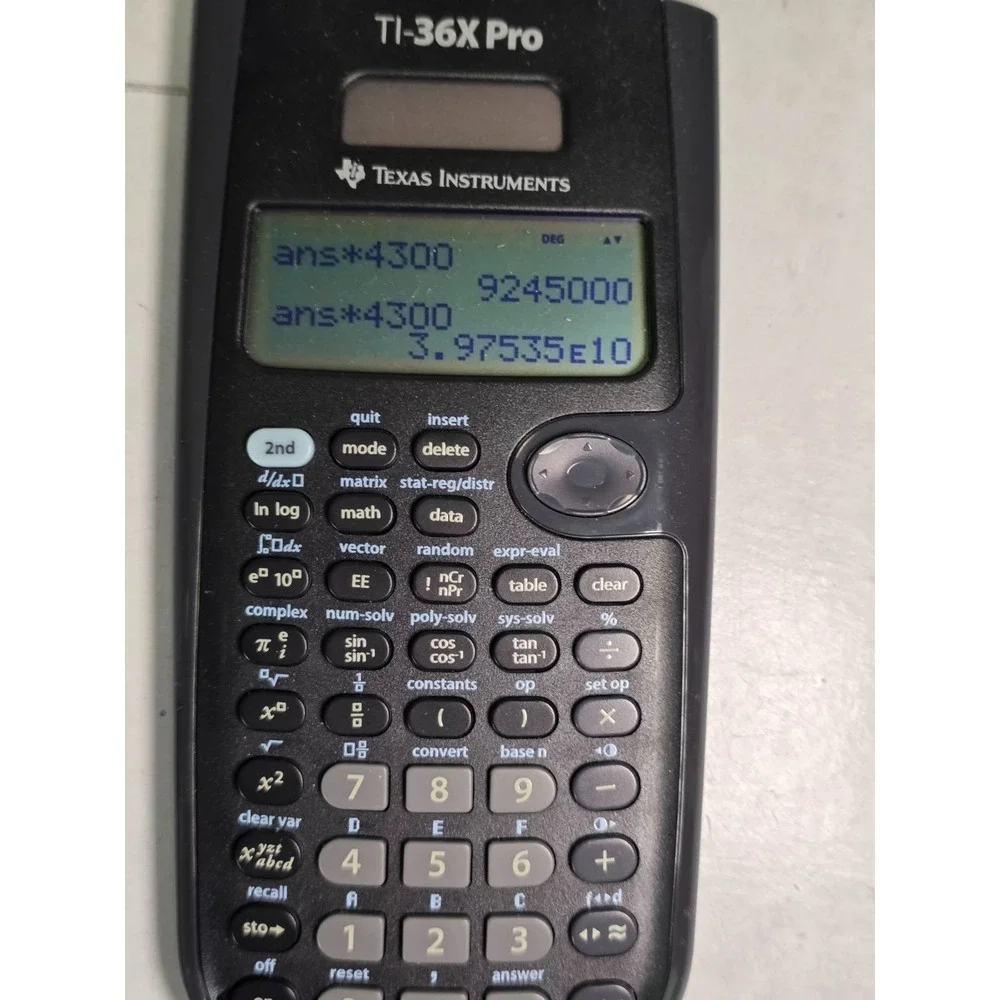 Texas Instruments TI-36X Pro Solar Scientific Calculator TI36Xpro SOLAR